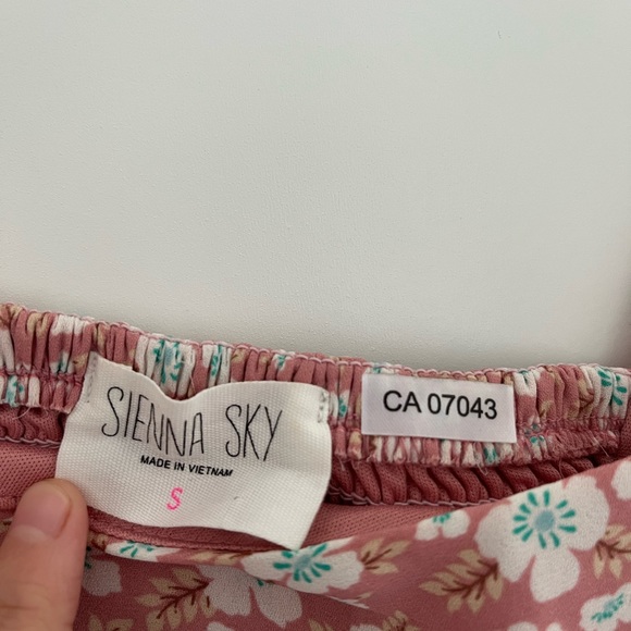 Pink Floral Mini Dress - Picture 2 of 2